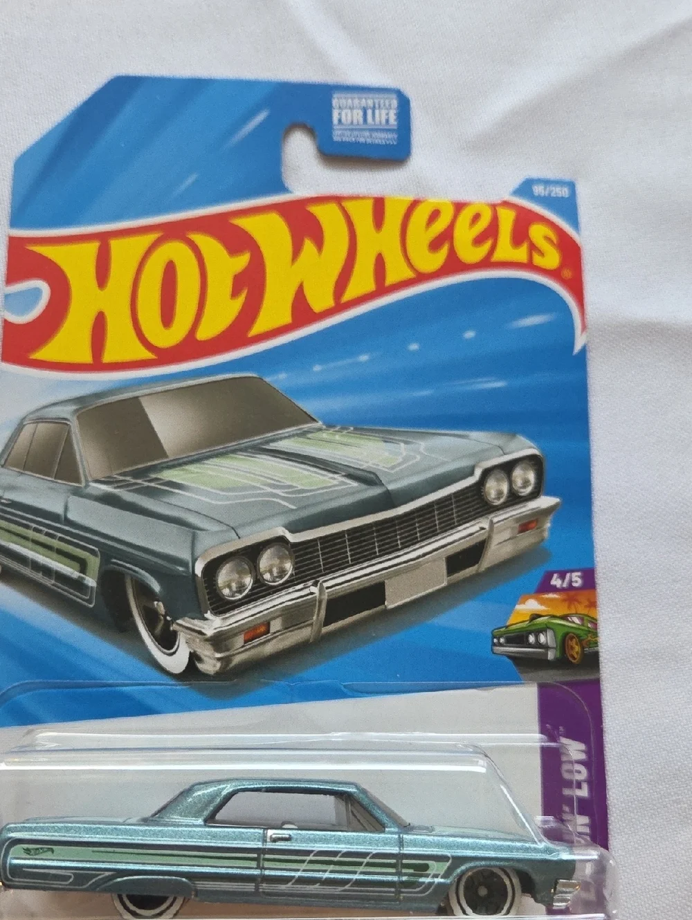Hot Wheels Metallic Teal Classic Custom Car 64 Impala